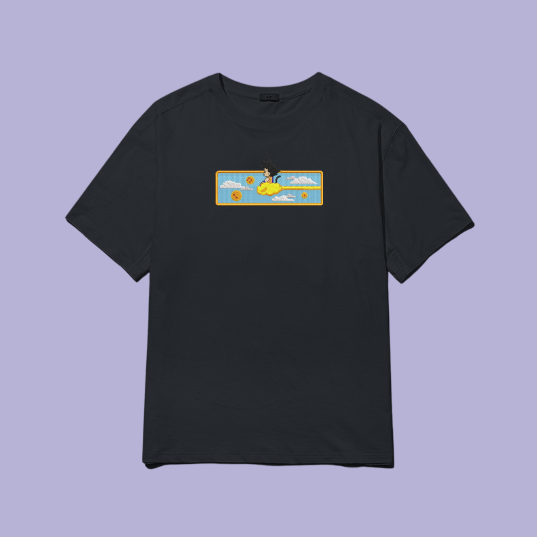 Tricou Brodat Goku x Nimbus