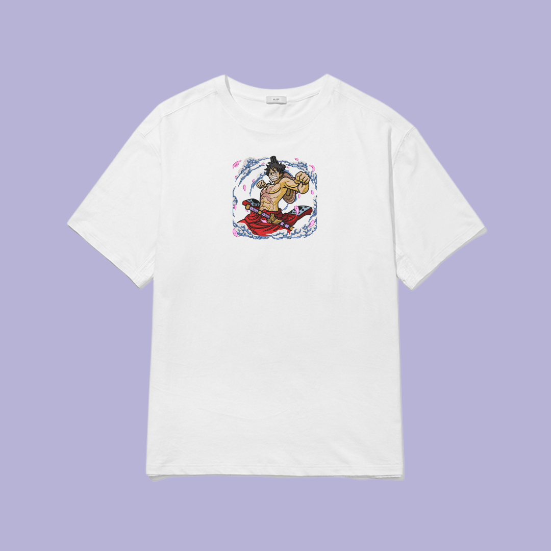 Tricou Brodat One Piece Luffy