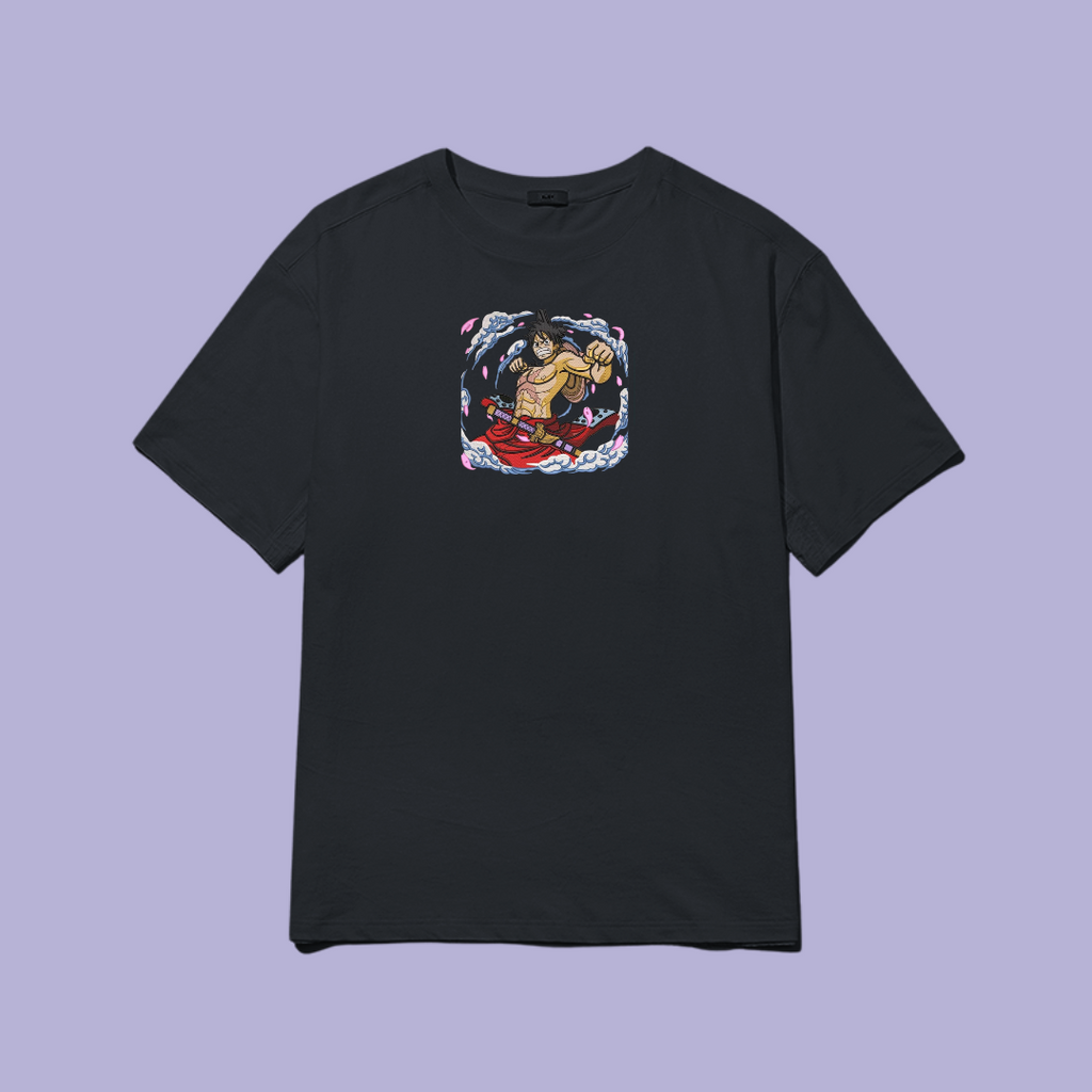 Tricou Brodat One Piece Luffy