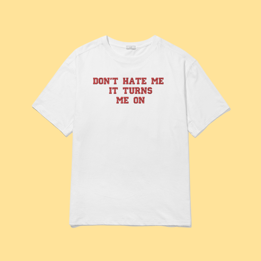 Tricou Brodat Don't Hate Me