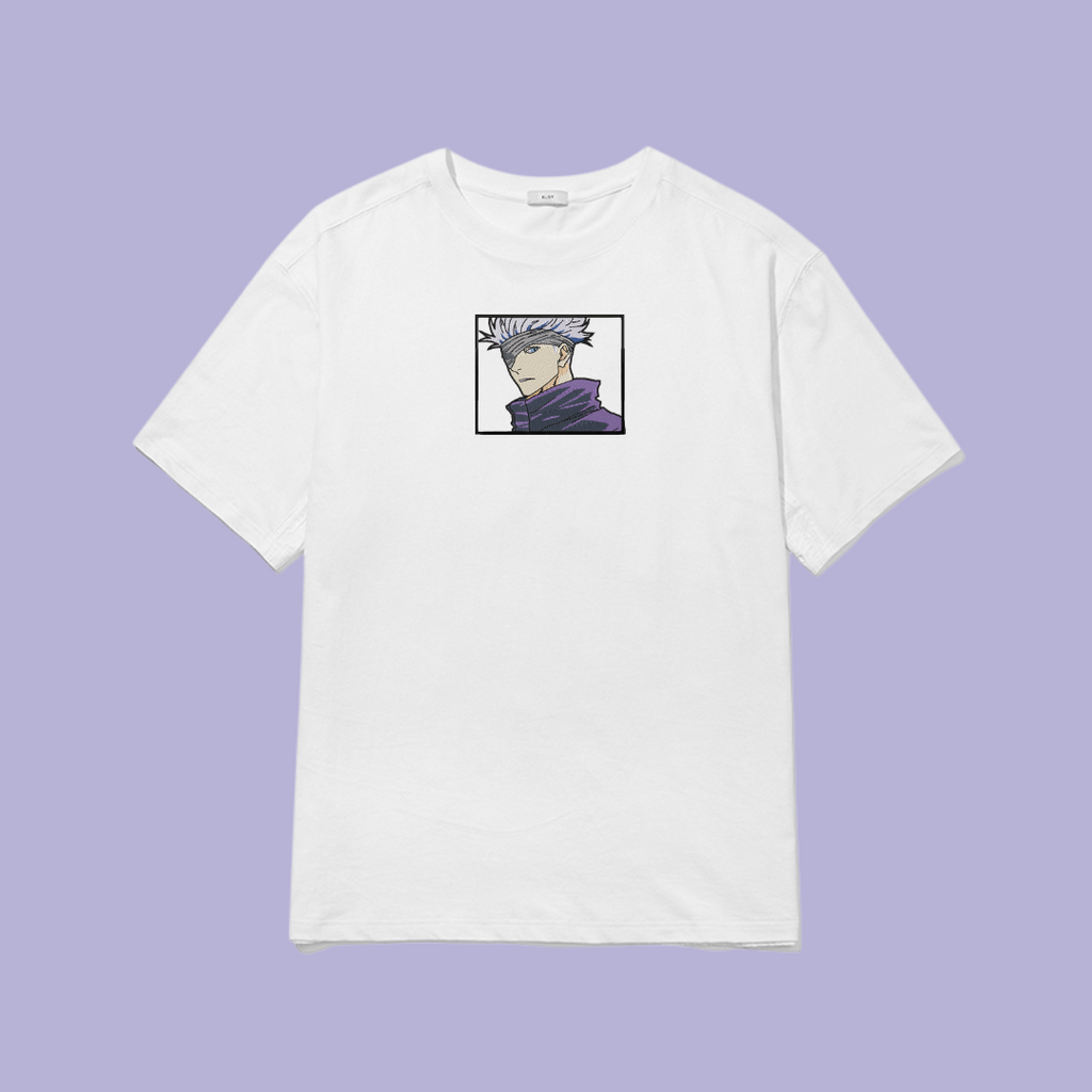 Tricou_Gojo_Satoru_Alb