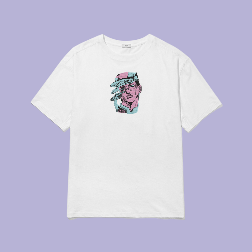 Tricou_Jotaro_Discs_Alb