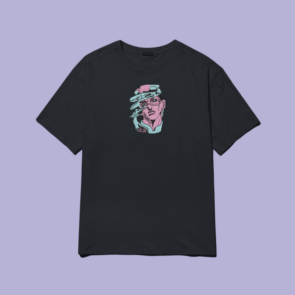 Tricou_Jotaro_Discs_Negru