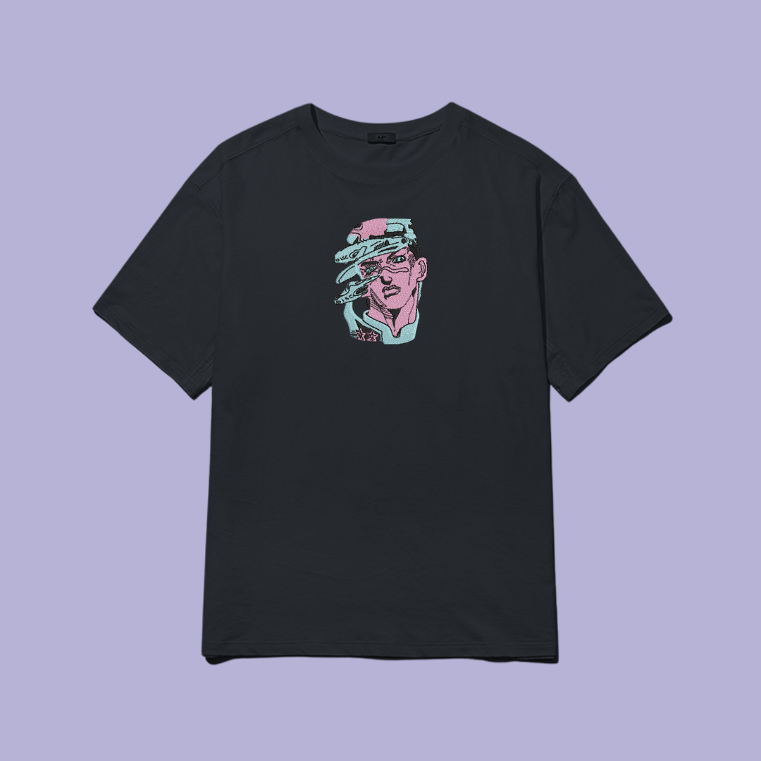 Tricou_Jotaro_Discs_Negru