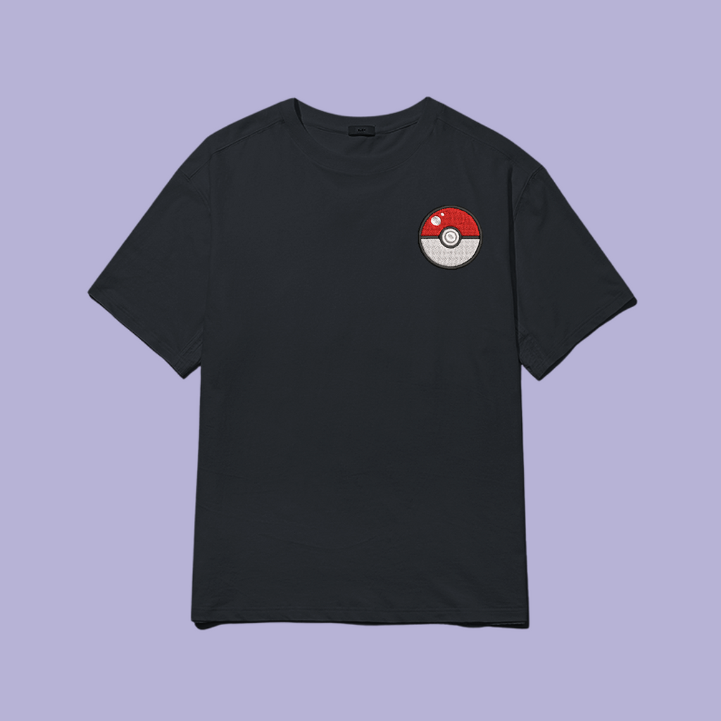 Tricou_Pokeball_Negru