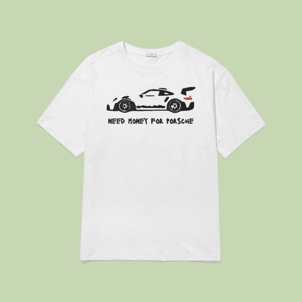 Tricou_Porsche_Money_Alb